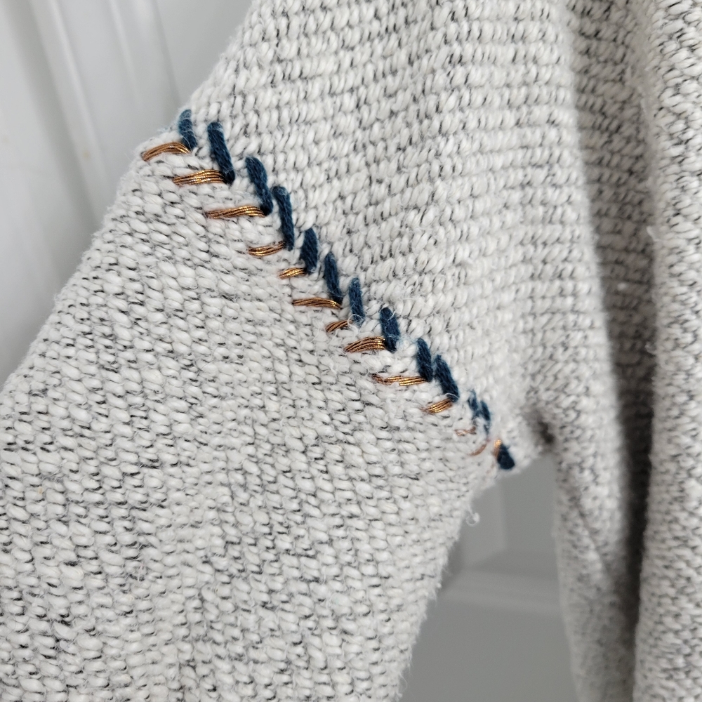 Lucky Brand Blanket Stitch Cardigan - Picture 6 of 8